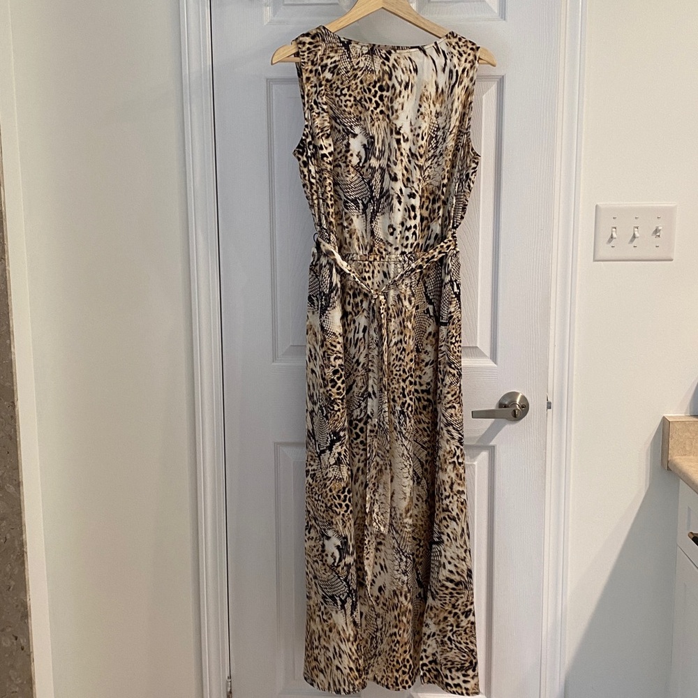 Chico's Animal Print Maxi Dress Plus size 16-18